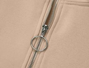 img 1 attached to MISSACTIVER Women’S Oversized Half Zip Sweatshirt Quarter 1/4 Zipper Long Sleeve Drop Shoulder Pocket Pullover Jacket Tops
