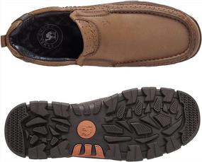 img 3 attached to 👞 Premium Mid Top Leather Men's Shoes by CAMEL CROWN: Ultimate Comfort for Loafers & Slip-Ons