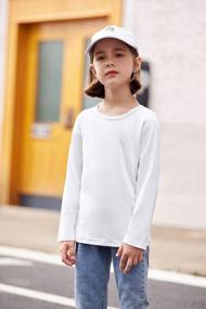img 3 attached to Shop Now For Arshiner Kids Long Sleeve Tee 2-Pack For Girls