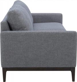 img 1 attached to Upgrade Your Space With The Sleek Rivet Apartment Sofa In Fog Grey
