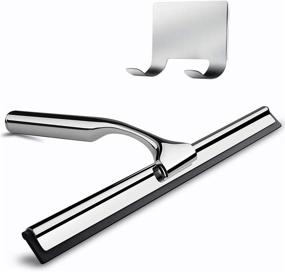 img 4 attached to 🚿 Freyry Shower Squeegee: The Ultimate Stainless Steel Cleaner for Shower Doors, Windows, Bathroom, and Car Glass - 12 Inches Long!