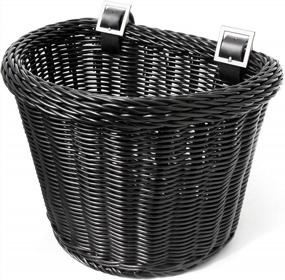 img 3 attached to Junior Bike Basket With Front Handle Bar - Colorbasket 02171