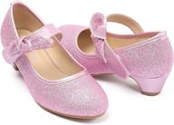 adamumu princes toddler sparkle children girls' shoes : flats логотип