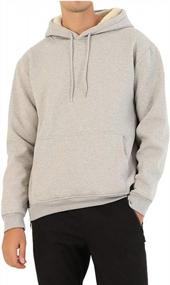 img 4 attached to Heavyweight Fleece Hoodies With Warm Sherpa Lining For Men - Duyang