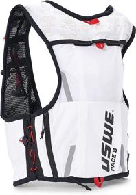 img 2 attached to 🏃 USWE Pace - Lightweight Running Vest Hydration Pack with Dual 500ml UltraFlask Bottles, Unisex Backpack for Enhanced Performance