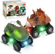 игрушки-динозавры для мальчиков 2-5 лет: подарки на день рождения для малышей, детский игровой набор с динозаврами, развивающая обучающая игрушка для детей 3, 4, 5 лет. логотип