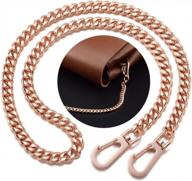 upgrade your bag with jxlepe's diy rose gold stainless steel belt - perfect for shoulder, purse or crossbody accessories logo