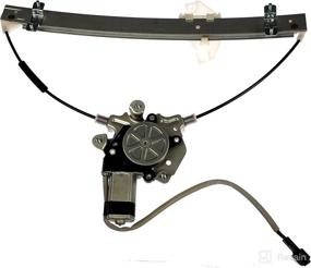 img 1 attached to Dorman 741-695 Front Passenger Side Power Window Motor and Regulator Assembly for Hyundai Models - Black; Compatible and Efficient!