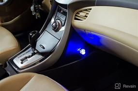 img 1 attached to Enhance Visibility and Safety with Custom Accessories 16502 No Smoking Dash Glow Light