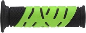 img 1 attached to 🏍️ Progrip 719BKGN: Unleash Your Superbike's Performance with Dual Compound Black/Green Grips