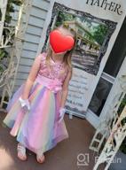 img 1 attached to 💐 Shop the Vibrant JerrisApparel Flower Rainbow Birthday Pageant Girls' Clothing Collection review by Meg Manzanares