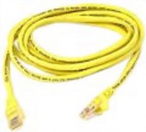 img 1 attached to Belkin A3L791-01-YLW-S 1-Foot CAT5E Snagless Patch Cable (Light Yellow/Beige)