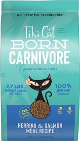 img 4 attached to 🐱 Tiki Cat Born Carnivore Grain-Free, Low-Carb Dry Cat Food with Fresh Protein, Fish Luau - 11.1 lbs.
