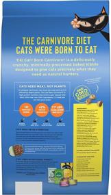 img 3 attached to 🐱 Tiki Cat Born Carnivore Grain-Free, Low-Carb Dry Cat Food with Fresh Protein, Fish Luau - 11.1 lbs.