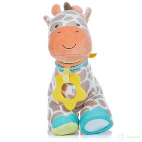 img 3 attached to 🦒 Giraffe Rattle Clip for Baby Development