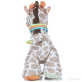 img 1 attached to 🦒 Giraffe Rattle Clip for Baby Development