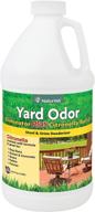 naturvet yard odor eliminator plus citronella spray: eliminate stool and urine odors on lawns, yards, grass, patios, gravel, concrete & more logo