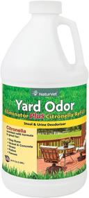 img 4 attached to NaturVet Yard Odor Eliminator Plus Citronella Spray: Eliminate Stool and Urine Odors on Lawns, Yards, Grass, Patios, Gravel, Concrete & More