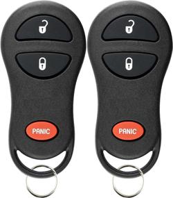 img 4 attached to KeylessOption 56045497 Key Fob Replacement: 2-Pack Keyless Entry Remote Control for Cars