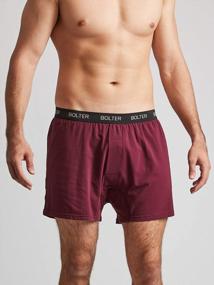 img 3 attached to 5-Pack Of Cotton Stretch Boxer Shorts For Men By Bolter