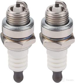 img 4 attached to 🔌 Powtol (Set of 2) BPMR7A SOLID Standard Spark Plugs for NGK (6703) BPMR7A