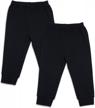 sobowo solid baby sweatpants, unisex baby toddler cotton crawling pants for newborn boys girls 0-24 months logo