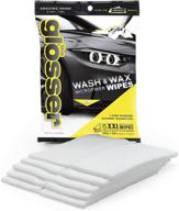 🧽 cleantools the glosser microfiber detailing wipes - case of 6: premium cleaning and polishing accessories логотип