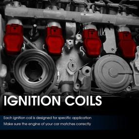 img 1 attached to High-Performance Ignition Coil Pack Set For Audi & Volkswagen: A3, A4, A5, A6 Quattro, Q5, RS5, Beetle, Golf, Jetta, Passat, Eos, GTI
