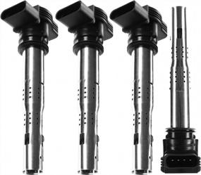 img 4 attached to High-Performance Ignition Coil Pack Set For Audi & Volkswagen: A3, A4, A5, A6 Quattro, Q5, RS5, Beetle, Golf, Jetta, Passat, Eos, GTI