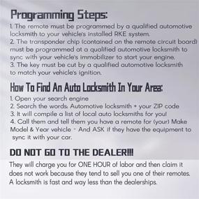 img 1 attached to 🔑 Enhanced Key Fob Keyless Entry Remote Control for Toyota Sienna Tacoma Tundra - FCC ID GQ43VT20T G Chip (Requires G Stamp on Your Old Key)