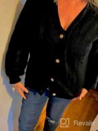img 1 attached to Stay Cozy And Stylish: KIRUNDO Women'S Long Sleeve V Neck Cardigan For Fall And Winter review by Brittany Jones