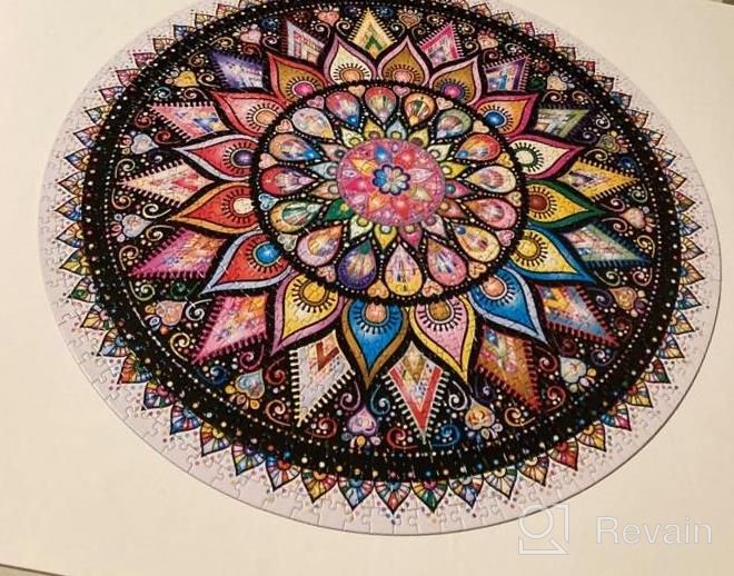 img 1 attached to Geometric Colorful Mandala Jigsaw Puzzle With 1000 Pieces And Vibrant Design By Bgraamiens review by Aaron Leburu