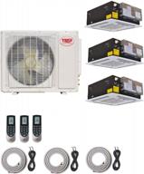 powerful & versatile: ymgi 60000 btu 3-zone mini split heat pump with ceiling cassette for home & commercial use logo