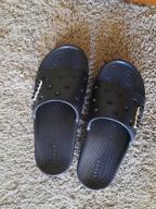 img 1 attached to Unisex Adult Classic Crocs LL Slide Seasonal Graphics Shoes review by Rudy Barron
