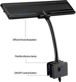 img 2 attached to 🐠 Feshen Aquarium LED Light with Remote Control - Full Spectrum, Adjustable Brightness, Sunrise Daylight Mode for Freshwater Planted Tank, Coral Plants and Fish Keeping