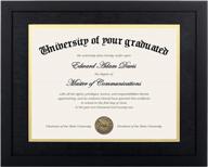 display your achievements in style with upsimple's high-quality 11x14 diploma frame logo