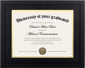 img 4 attached to Display Your Achievements In Style With UpSimple'S High-Quality 11X14 Diploma Frame