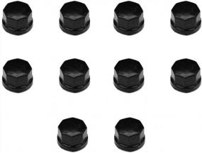 img 4 attached to 1/2" Black Malleable Iron Pipe Fittings For DIY Industrial Shelving & Decor - GeilSpace Cap Vintage Furniture DIY