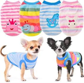 img 4 attached to Clothes Sebaoyu Sweater Chihuahua Caterpillars