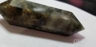 img 1 attached to Labradorite Healing Crystal Wand - 6 Faceted Reiki Chakra Stone For Meditation And Decor review by Kelly Sadiq