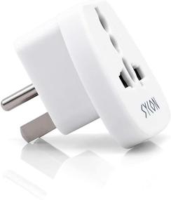 img 4 attached to Universal Grounded Type-B Plug Adapter For USA/Canada - Travel Essential - 1 Pack, White