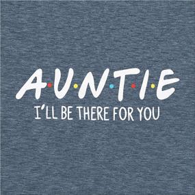 img 2 attached to Women'S Blessed Aunt Tee Shirt: EGELEXY Casual Short Sleeve Letter Print Funny Tops Gift