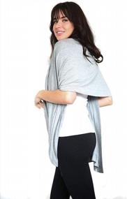 img 1 attached to 🧣 Hello Mello Weekender StretchCool Signature Women's Scarves & Wraps: Ultimate Fashion Essentials with Unbeatable Comfort