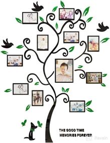 img 2 attached to Tree Wall Stickers Background Decorations Nursery