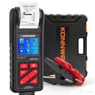 🚗 konnwei kw720 car battery tester with printer, 6v 12v 24v battery load tester for automotive, digital auto battery analyzer with alternator and starter tester, 100-2000cca for car truck motorcycle (includes paper) логотип