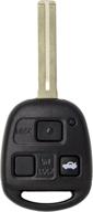 enhanced keyless2go replacement: uncut keyless remote combo flip key fob with short blade for fcc hyq1512v compatible vehicles logo