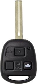 img 3 attached to Enhanced Keyless2Go Replacement: Uncut Keyless Remote Combo Flip Key Fob with Short Blade for FCC HYQ1512V Compatible Vehicles