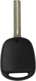 img 2 attached to Enhanced Keyless2Go Replacement: Uncut Keyless Remote Combo Flip Key Fob with Short Blade for FCC HYQ1512V Compatible Vehicles