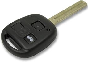 img 1 attached to Enhanced Keyless2Go Replacement: Uncut Keyless Remote Combo Flip Key Fob with Short Blade for FCC HYQ1512V Compatible Vehicles