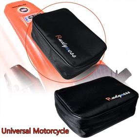 img 4 attached to Rudyness Black Fender Pack Tool Bag For ATV KTM CRF Dirt Bike Enduro&Universal Motorcycle